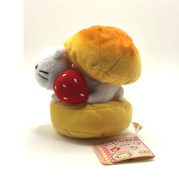 San-X Nyan Nyan Nyanko Cafe Series Cream Puff Cat Plush Doll Toy w/Tag - Picture 4 of 6